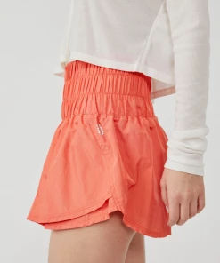Free People Way Home Skort Coral Strands Free People Movement