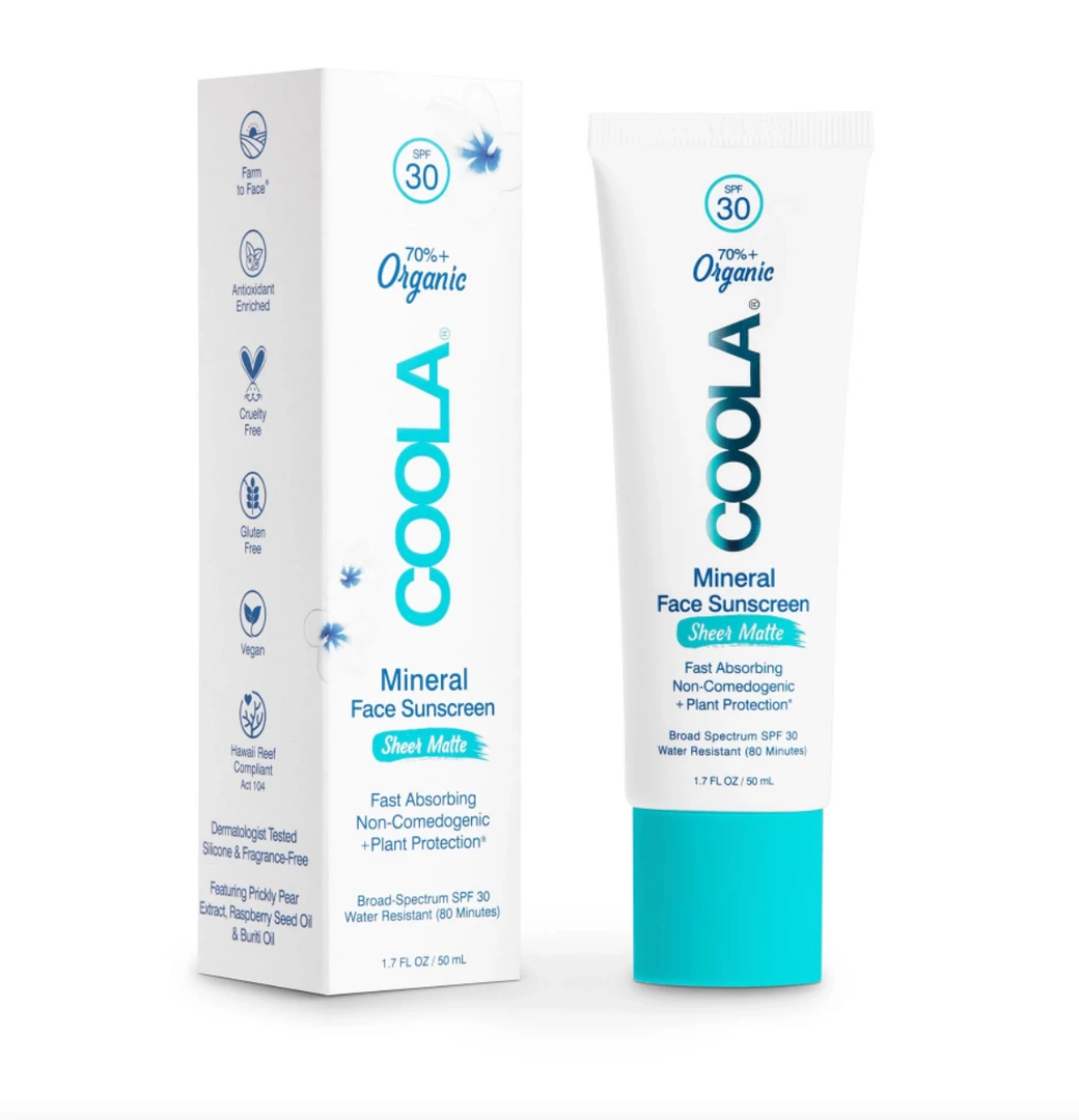 Coola Mineral Face Lotion Sheer Matte 30 3 Coola Mineral Face Lotion Sheer Matte 30
