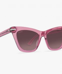 Diff Eyewear Alyssa Macarena Pink Crystal Wine Gradient