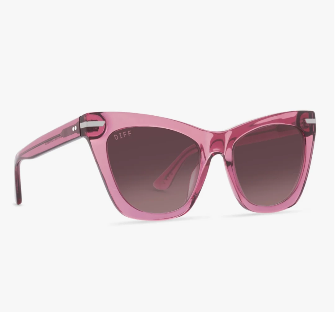 Diff Eyewear Alyssa Macarena Pink Crystal Wine Gradient 4 Diff Eyewear Alyssa Macarena Pink Crystal Wine Gradient