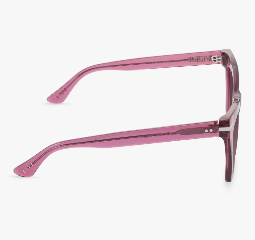 Diff Eyewear Alyssa Macarena Pink Crystal Wine Gradient 5 Diff Eyewear Alyssa Macarena Pink Crystal Wine Gradient