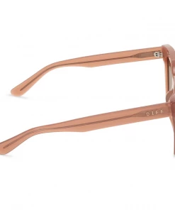 DIFF Eyewear Carson Oyster Pink Cherry Blossom Mirror