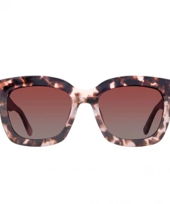 DIFF Eyewear Carson Himalayan Tortoise Rose Gradient Polarized