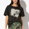 Sub_Urban Riot MTV Spray Paint Boyfriend Tee Faded Black 1 Sub_Urban Riot MTV Spray Paint Boyfriend Tee Faded Black