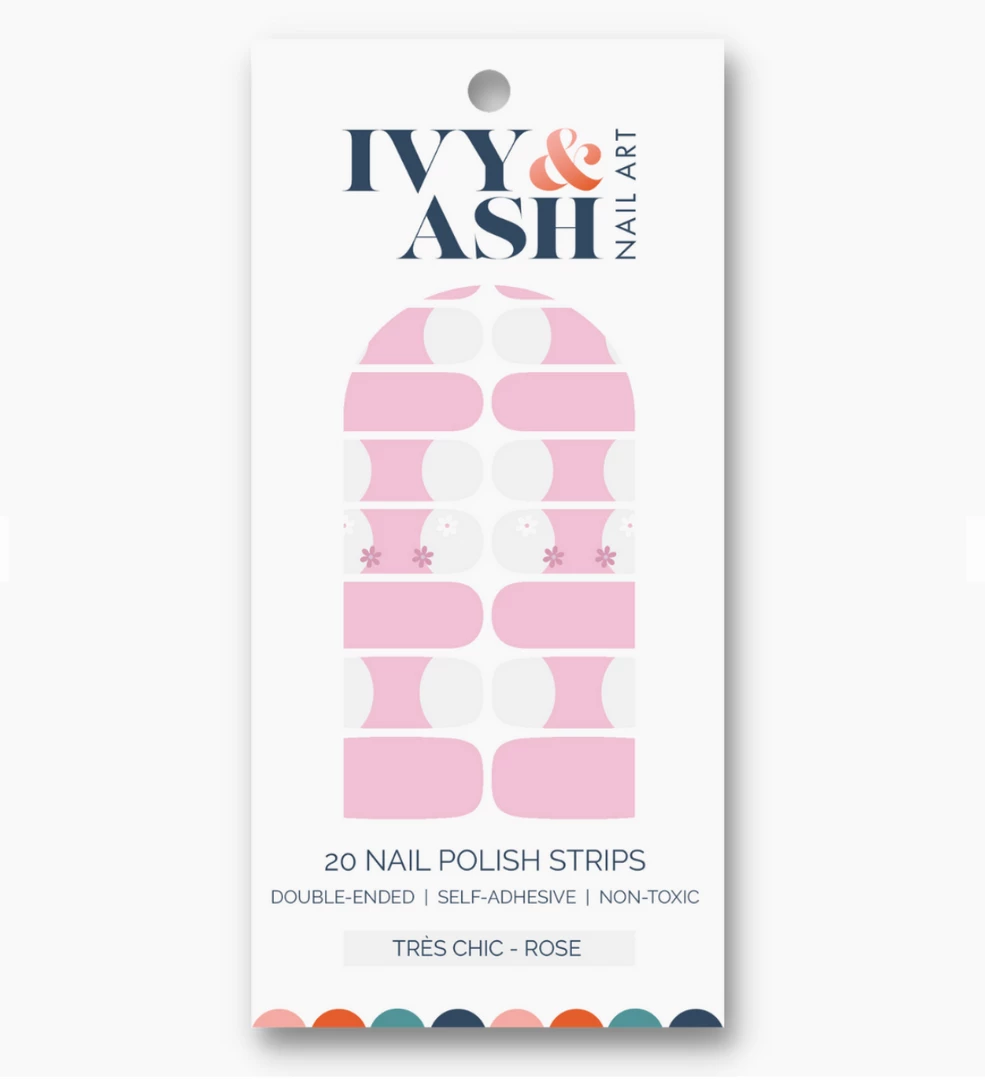 Ivy & Ash Rose French Tip Daisy 3 Ivy & Ash Rose French Tip Daisy