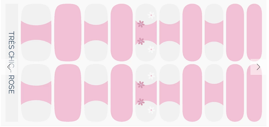 Ivy & Ash Rose French Tip Daisy 4 Ivy & Ash Rose French Tip Daisy