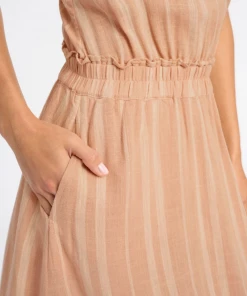 Splendid Bristol Dress Red Rock Stripe