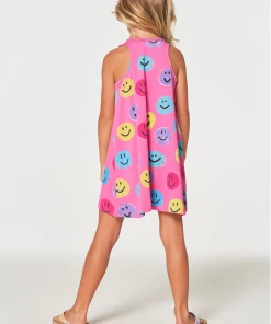 Chaser Girls Smiley Cotton Jersey Dress Rio