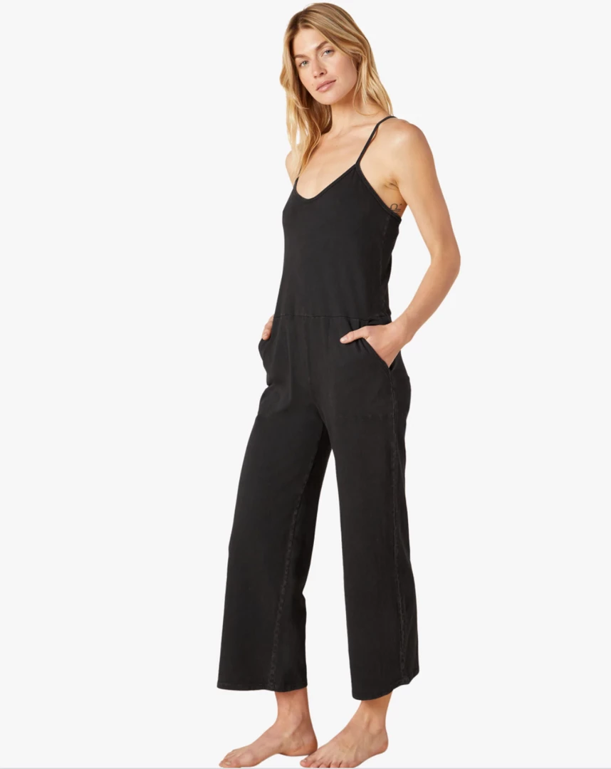 Beyond Yoga Breezy Jumpsuit Washed Black 3 Beyond Yoga Breezy Jumpsuit Washed Black