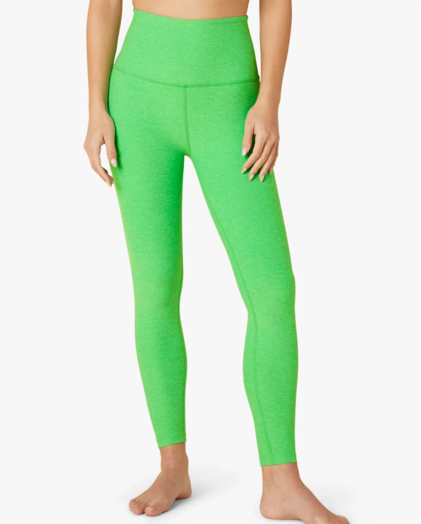 Beyond Yoga Spacedye High Waisted Midi Legging Honeydew Pop Heather 3 Beyond Yoga Spacedye High Waisted Midi Legging Honeydew Pop Heather