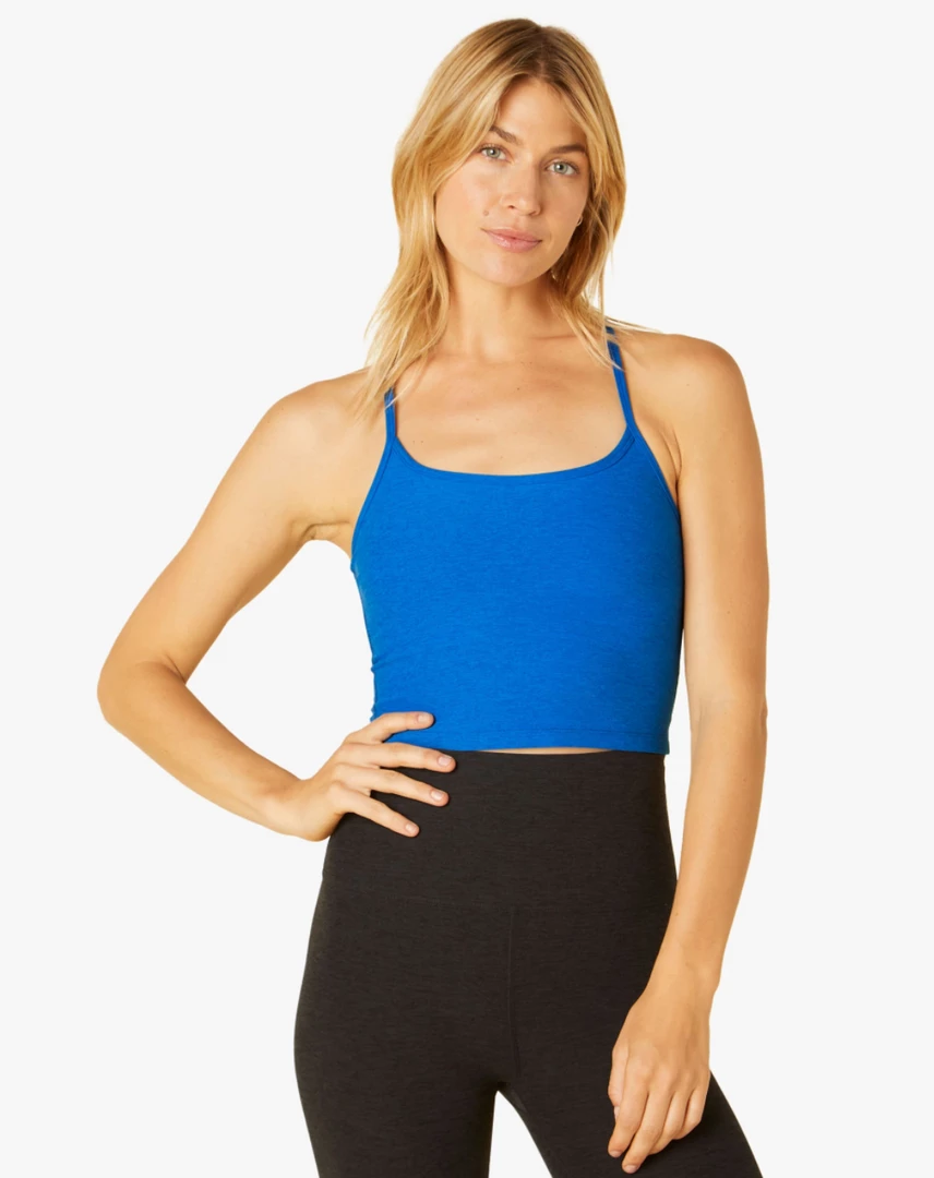 Beyond Yoga Spacedye Slim Racerback Cropped Tank Wayfinder Blue Wave 3 Beyond Yoga Spacedye Slim Racerback Cropped Tank Wayfinder Blue Wave