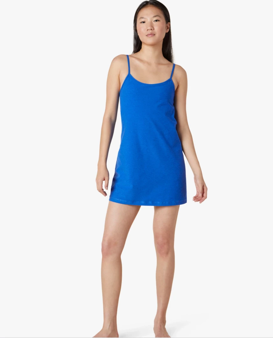 Beyond Yoga Spacedye Essentials Dress Wayfinder Blue Wave 3 Beyond Yoga Spacedye Essentials Dress Wayfinder Blue Wave