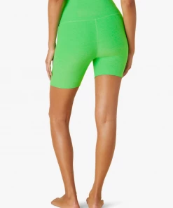 Beyond Yoga Spacedye Keep Pace Biker Short Honeydew Pop Heather