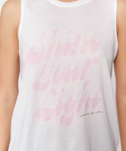 Spiritual Gangster Shine Muscle Tank Stone