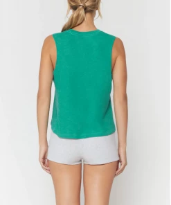 Spiritual Gangster Kind Crop Tank Heather Verde 7 Spiritual Gangster Kind Crop Tank Heather Verde