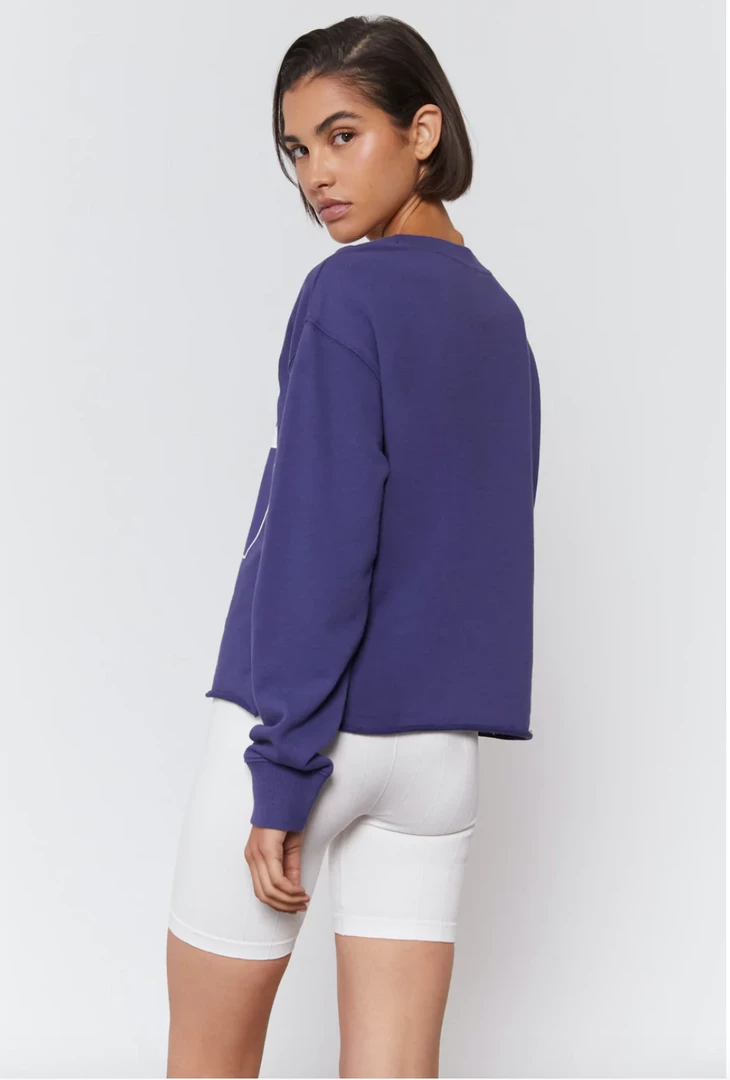 Spiritual Gangster Mazzy Pullover Sweatshirt Indigo 4 Spiritual Gangster Mazzy Pullover Sweatshirt Indigo