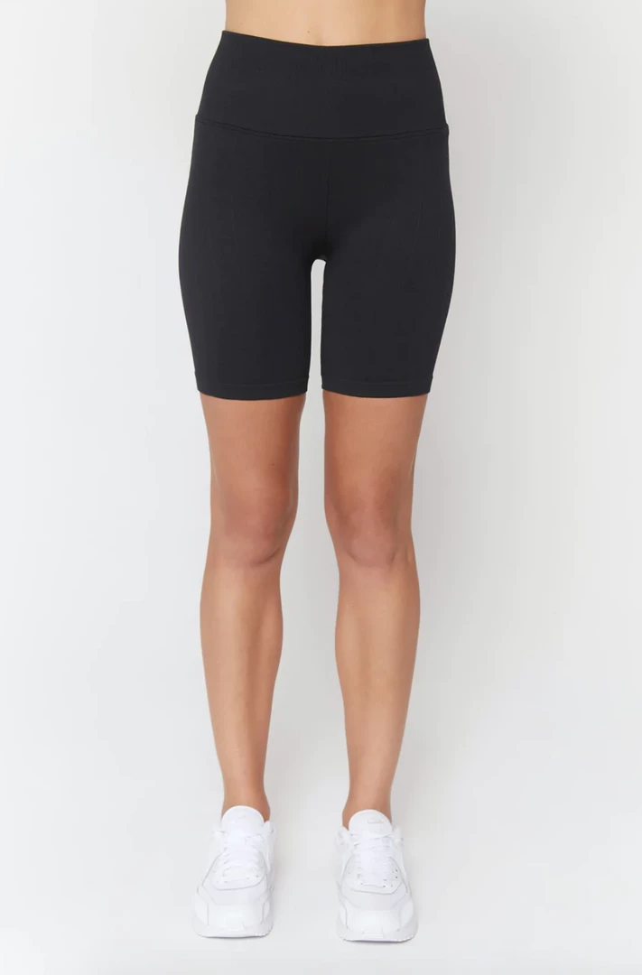 Spiritual Gangster Amara Wide Rib Biker Black 3 Spiritual Gangster Amara Wide Rib Biker Black