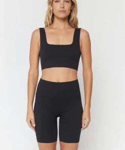 Spiritual Gangster Amara Wide Rib Bra Black