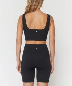 Spiritual Gangster Amara Wide Rib Bra Black