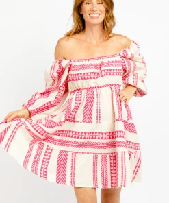 Sofia Sophia Collection Cabo Dress Fuchsia