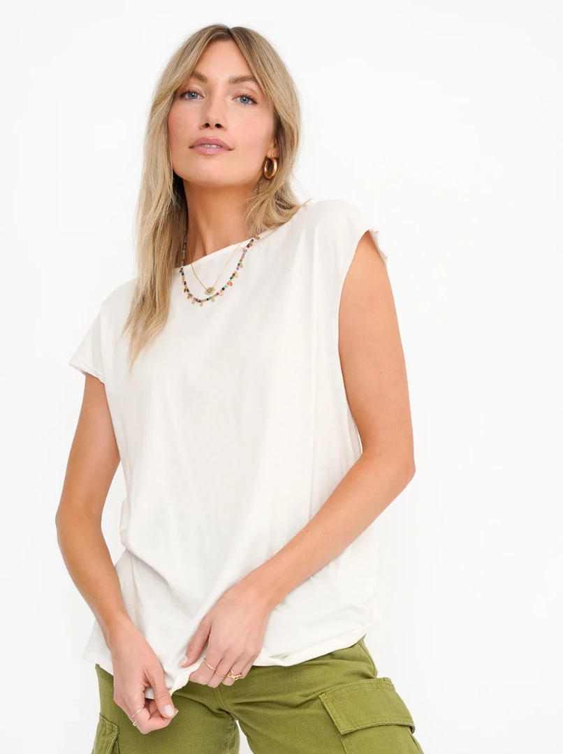 Project Social T Knot So Much Knotted Tee Ivory 3 Project Social T Knot So Much Knotted Tee Ivory