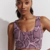 Varley Let's Go Elsie Bra Mesa Rose Snake 1 Varley Let's Go Elsie Bra Mesa Rose Snake