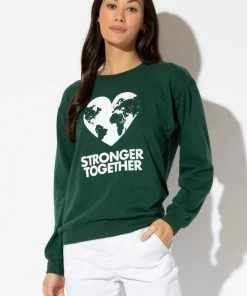 Sub_Urban Riot Stronger Together Sweatshirt Emerald Green
