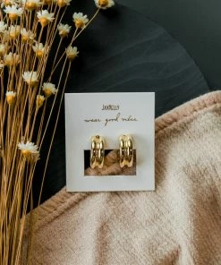 JaxKelly Gifting Golden Hoop- Bold