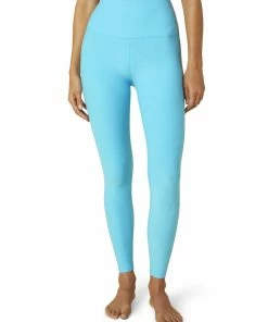 Beyond Yoga SpacedyeHigh Waisted Midi Capri Blue