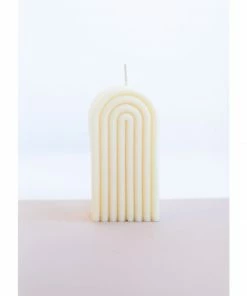 JaxKelly Tall Arch Cream Candle