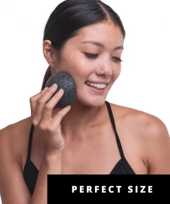 Pure Sol Gifting Charcoal Facial Konjac Sponge