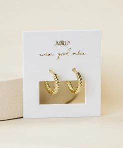 JaxKelly Golden Rope Hoop Gifting