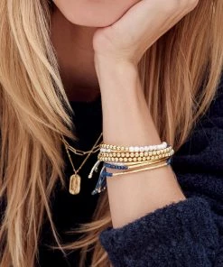 Gorjana Gifting Power Gemstone Bracelet For Wisdom Gold Lapis