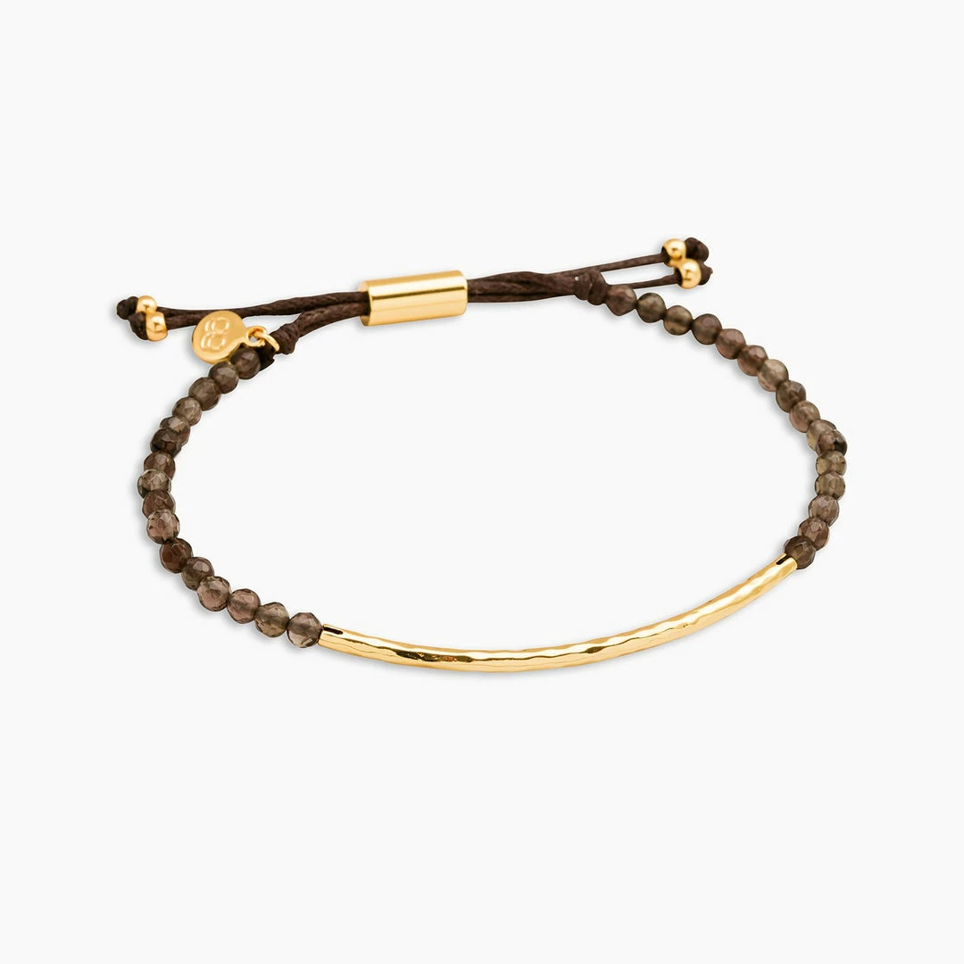 Gorjana Power Gemstone Bracelet For Grounding Gold Smoky Quartz 3 Gorjana Power Gemstone Bracelet For Grounding Gold Smoky Quartz
