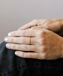 JaxKelly Half Pavé Ring