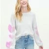 Splendid Coming And Going Heart Sweater