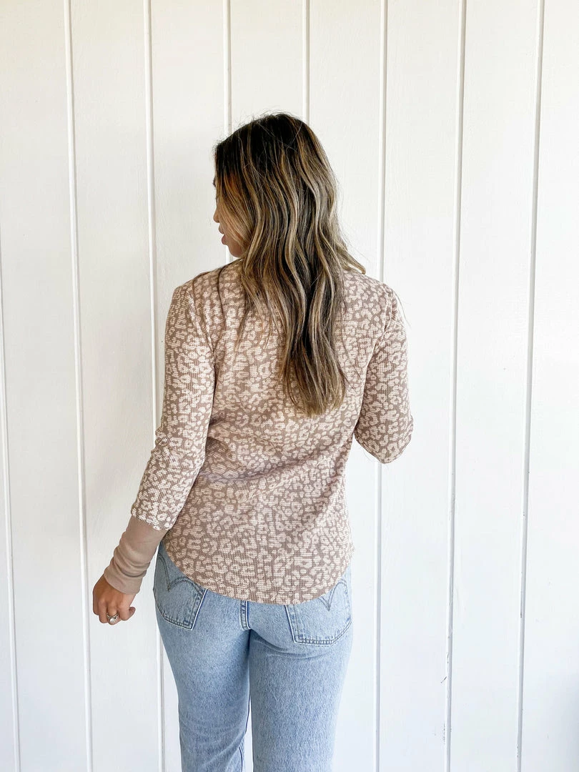 Splendid Forever Henley Toast Leopard 4 Splendid Forever Henley Toast Leopard