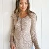 Splendid Forever Henley Toast Leopard