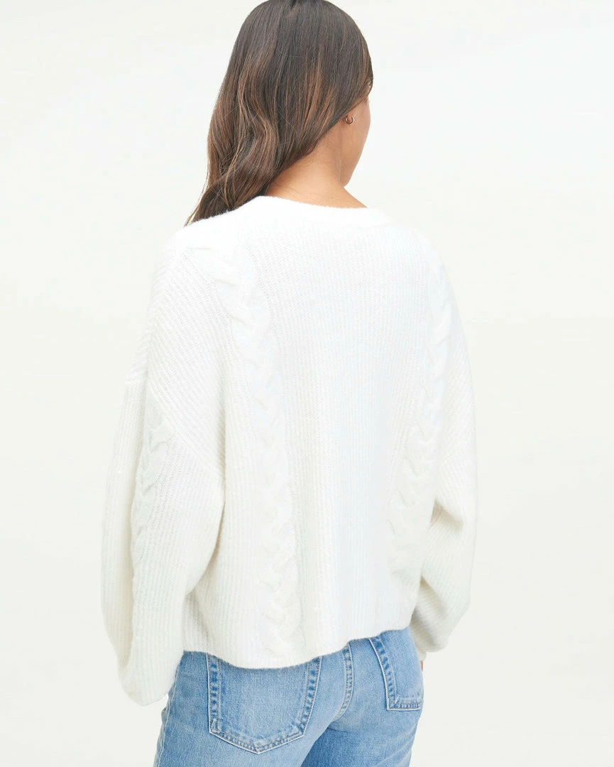 Splendid Natalia Sweater, Ivory 5 Splendid Natalia Sweater, Ivory