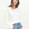 Splendid Natalia Sweater, Ivory 2 Splendid Natalia Sweater, Ivory