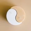 JaxKelly Ivory Yin Yang Molded Candle