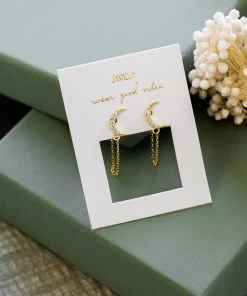 JaxKelly Moon Chain Huggie