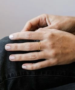 JaxKelly Open Pavé Ring