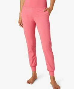 Beyond Yoga Heather Rib Jogger Pink Crush