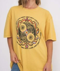 Project Social T Art Neuvo Tee Honey Mustard