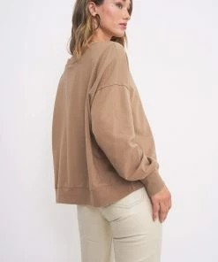 Project Social T Cut Away Sweatshirt Tea Leaves 7 Project Social T Cut Away Sweatshirt Tea Leaves