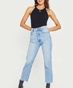 Project Social T Perry Rib Tank Black