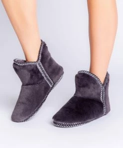 P.J. Salvage Cozy Bootie Slate