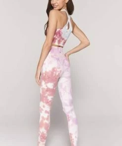 Spiritual Gangster Athena Crop Tank Dust Storm Tie Dye