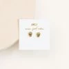 JaxKelly Skull Pavé Stud